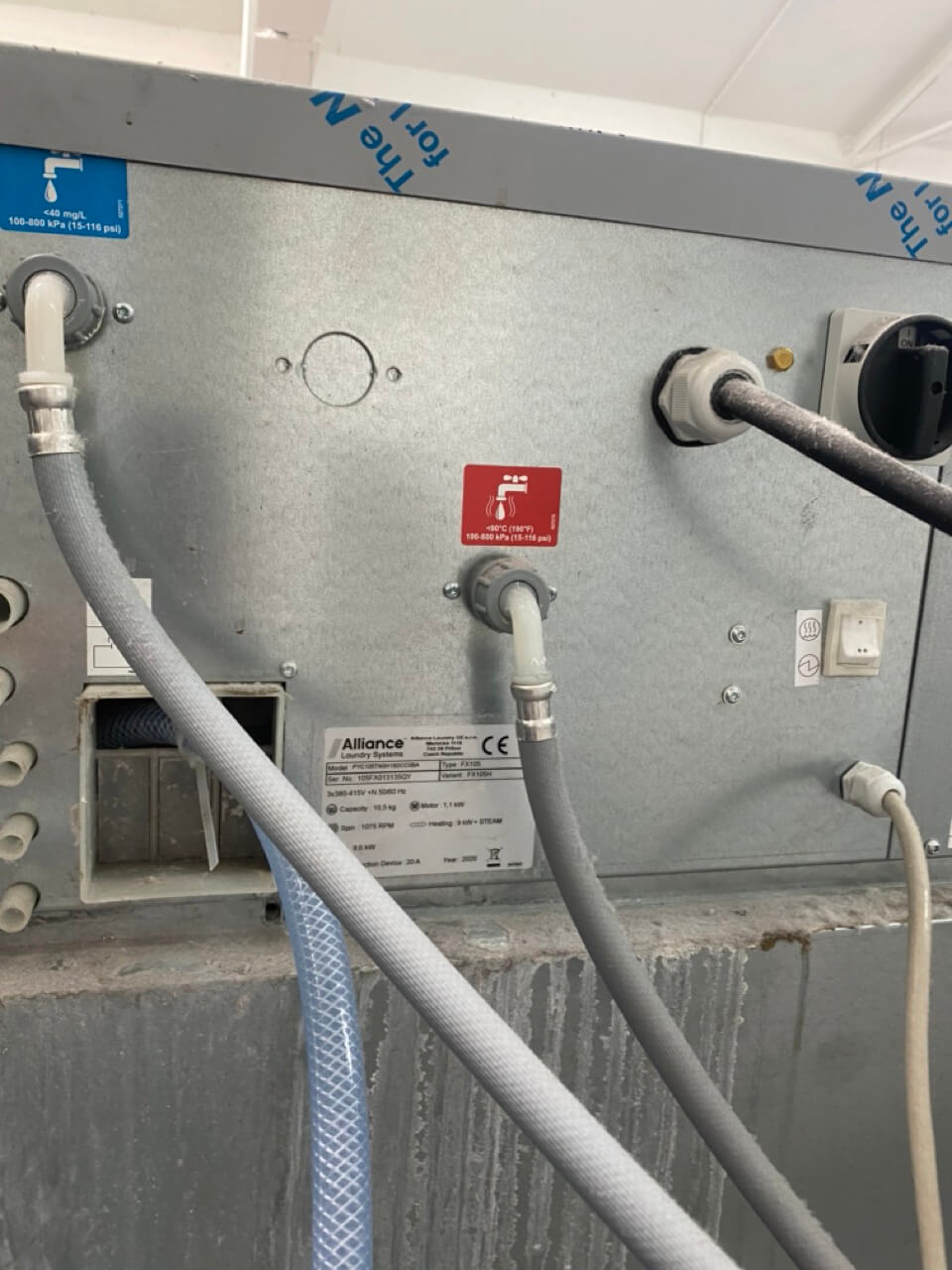 Primus FX105 - Typenschild