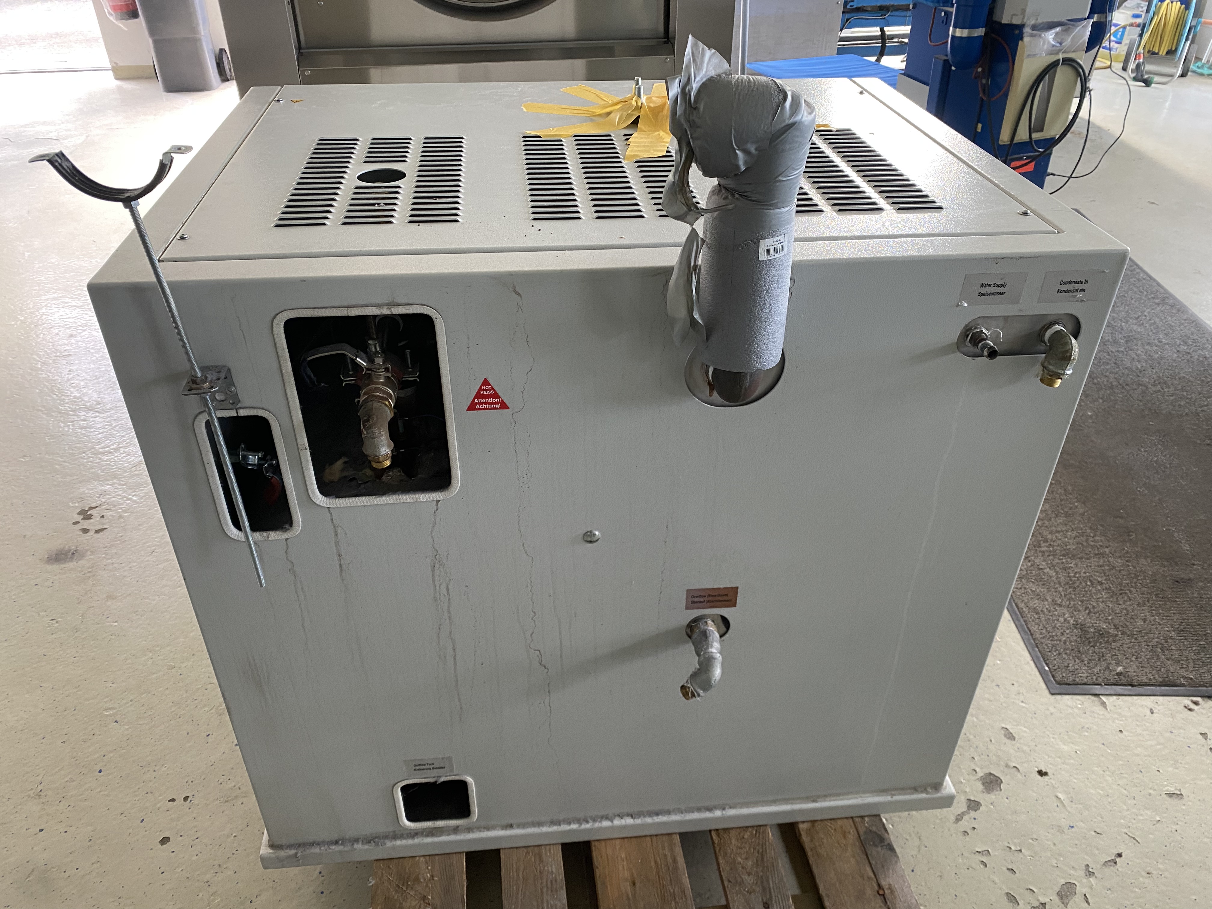 Veit 2381 Hochdruck-Dampferzeuger, 50 kW, 400 V, ca. 65 kg Dampf/h, gebraucht