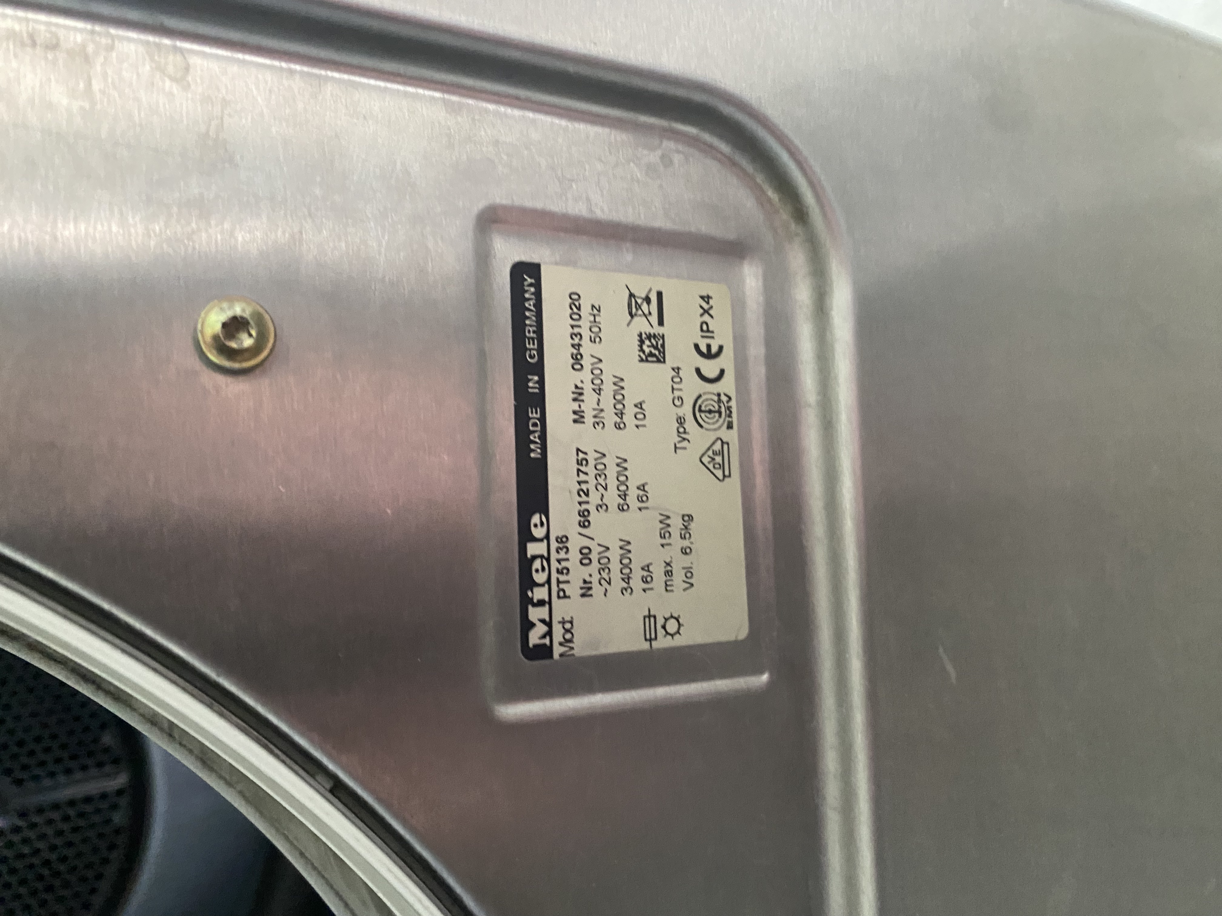 Miele Professional PT 5136 Gewerbetrockner