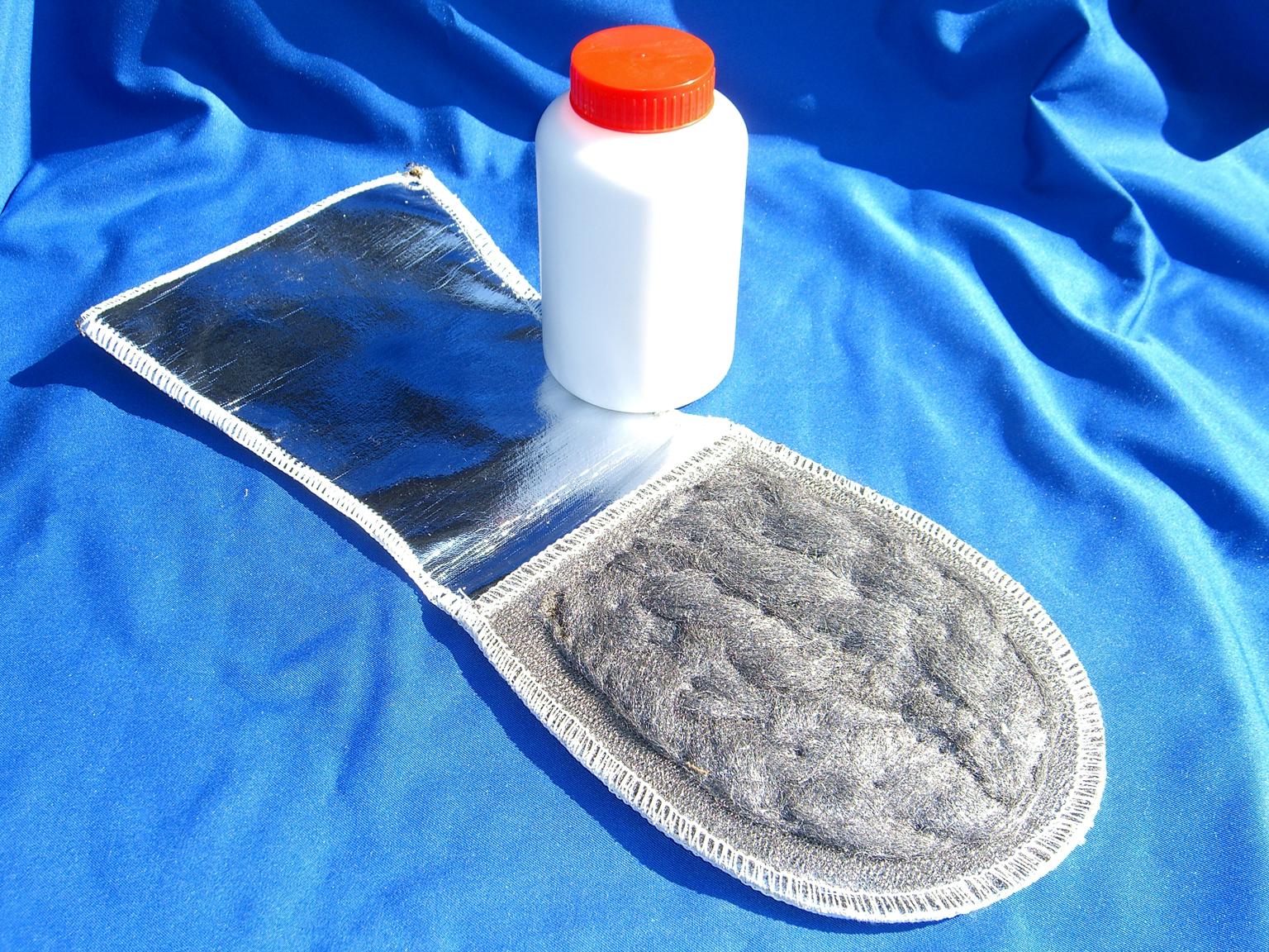 Pressplattenreinigungshandschuh