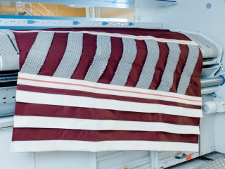 Muldenreinigungstuch INOX Rot, NIRO-Stahlwolle